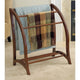 Betsy 3-Rod Blanket Rack, Walnut