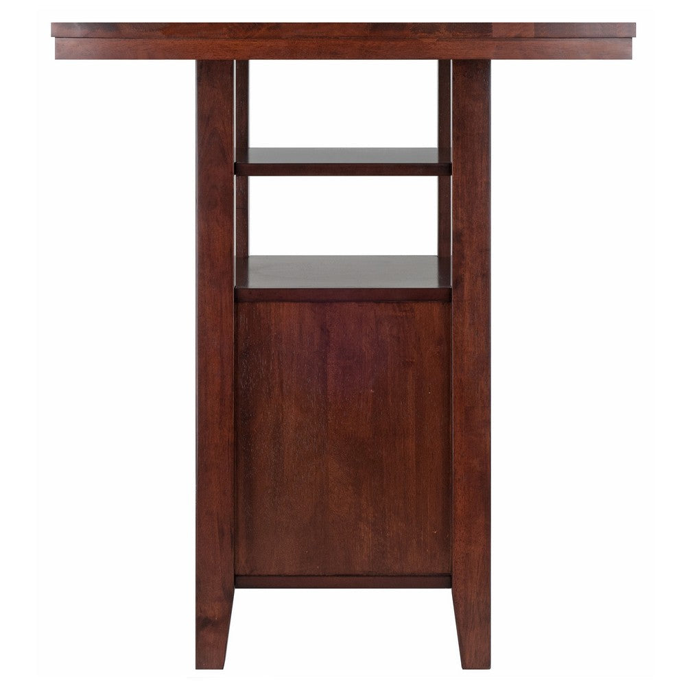 Albany High Table with Cabinet Walnut WIN-94042