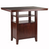 Albany High Table with Cabinet Walnut WIN-94042