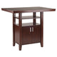 Albany High Table with Cabinet, Walnut