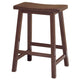 Satori Saddle Seat Counter Stool, Walnut