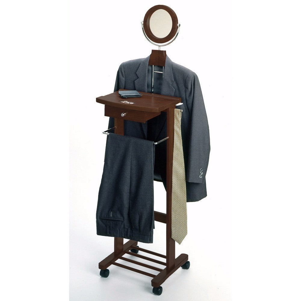 Vanity Valet Stand Walnut WIN-94155