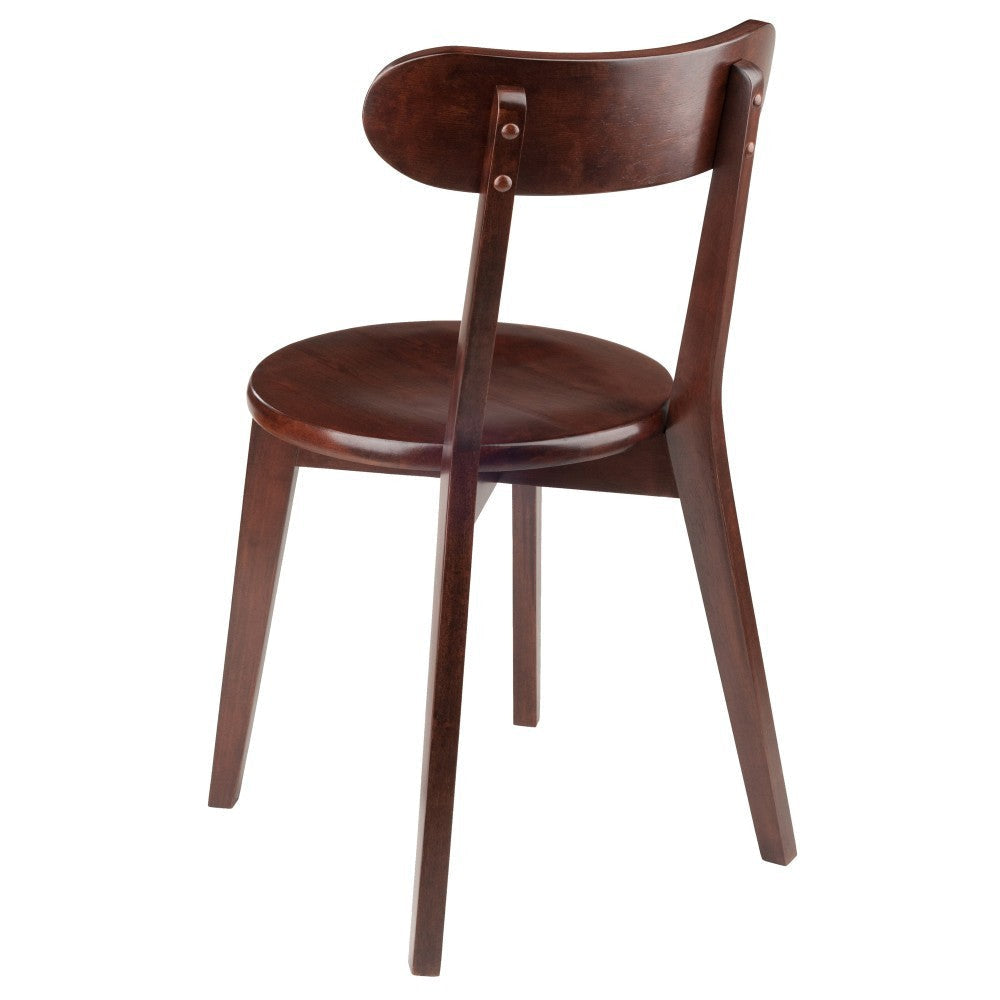 Pauline 2-Pc Chair Set Walnut WIN-94209