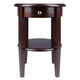 Concord Round End Table Walnut WIN-94217