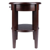 Concord Round End Table Walnut WIN-94217