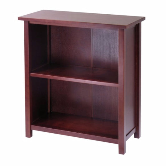 Milan 2-Section Storage Shelf, Walnut