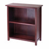 Milan 2-Section Storage Shelf, Walnut