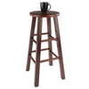 Element 2-Pc Bar Stool Set Walnut WIN-94270