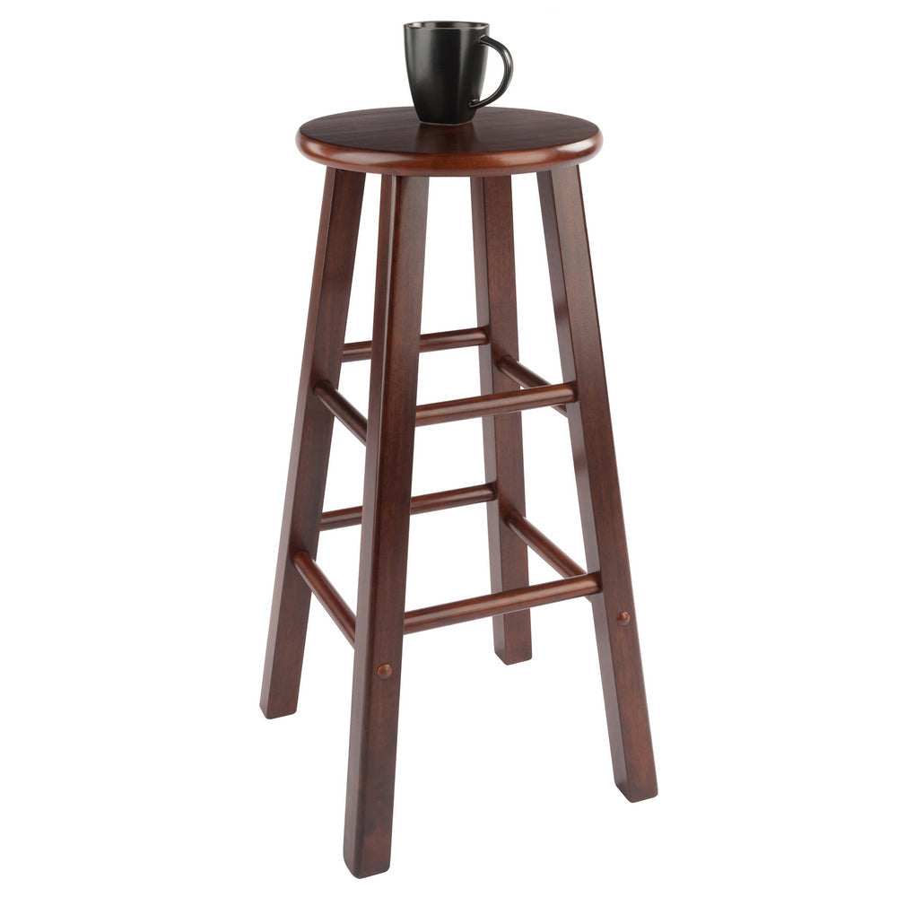 Element 2-Pc Bar Stool Set Walnut WIN-94270