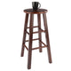 Element 2-Pc Bar Stool Set Walnut WIN-94270