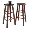 Element 2-Pc Bar Stool Set Walnut WIN-94270