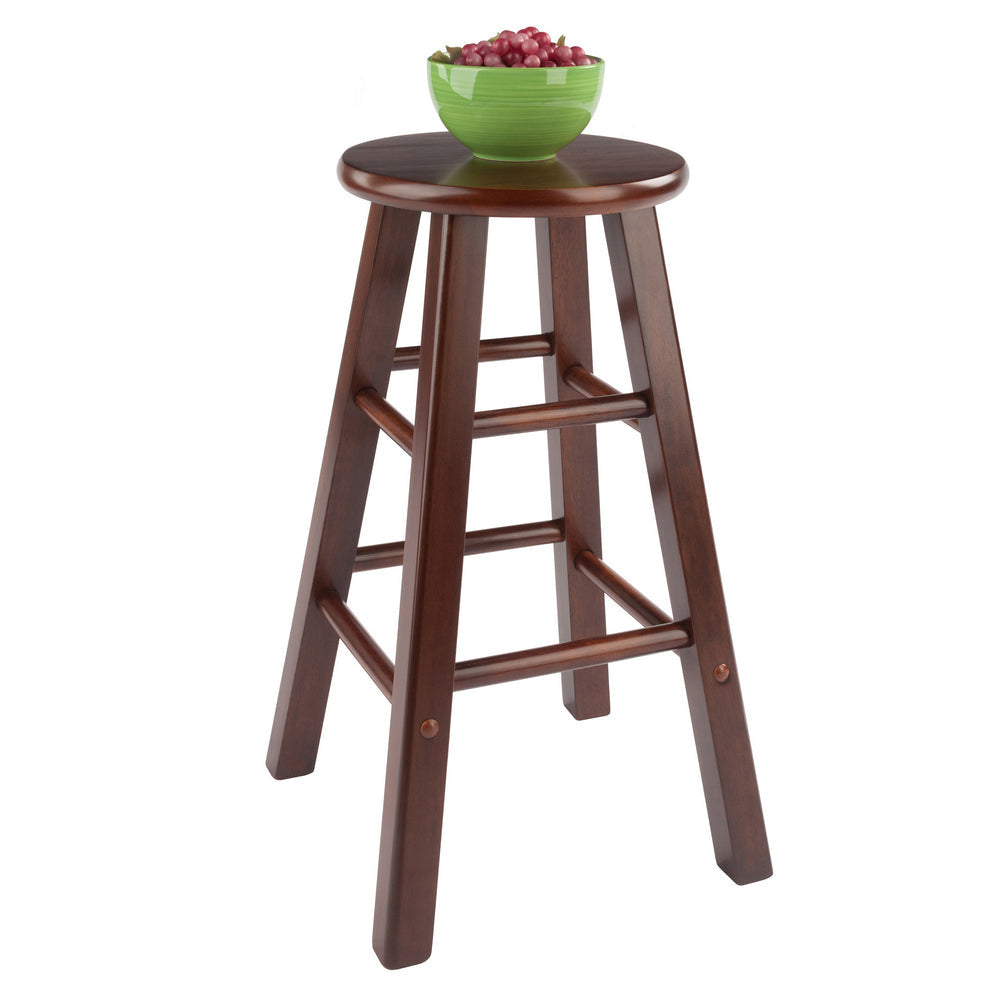 Element 2-Pc Counter Stool Set Walnut WIN-94274
