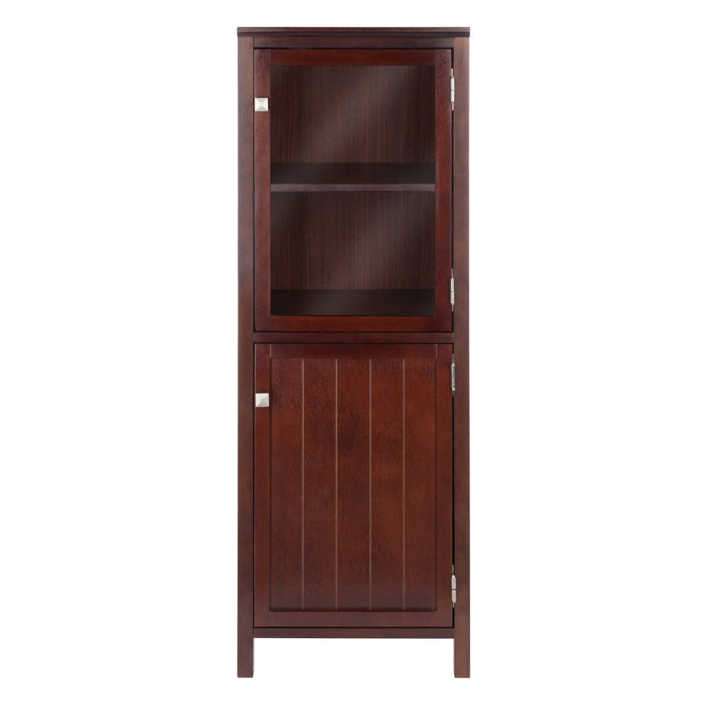 Brooke Jelly 2-Section Cupboard Walnut WIN-94401