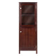 Brooke Jelly 2-Section Cupboard Walnut WIN-94401