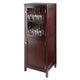 Brooke Jelly 2-Section Cupboard Walnut WIN-94401