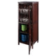 Brooke Jelly 2-Section Cupboard Walnut WIN-94401
