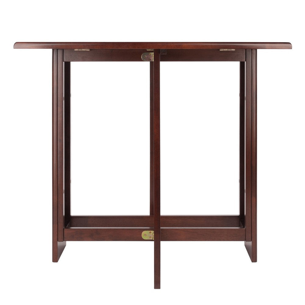 Clara Double Drop Leaf Dining Table Walnut WIN-94447