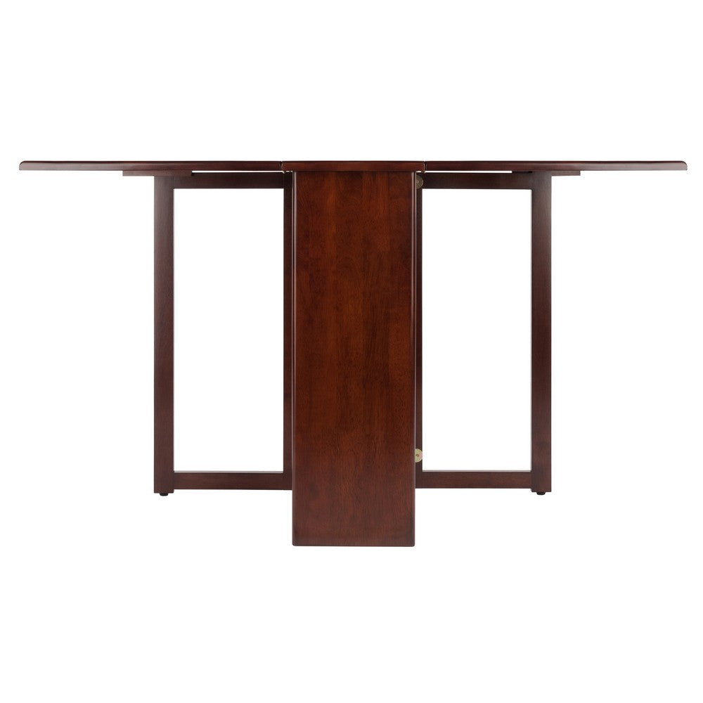 Clara Double Drop Leaf Dining Table Walnut WIN-94447