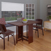 Clara Double Drop Leaf Dining Table Walnut WIN-94447