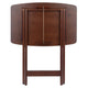 Dylan 5-Pc Oversized Snack Table Set Walnut WIN-94517