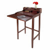 Brighton High Desk with 2 Drawers Walnut WIN-94628