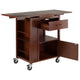 Gregory Extendable Top Kitchen Cart Walnut WIN-94643