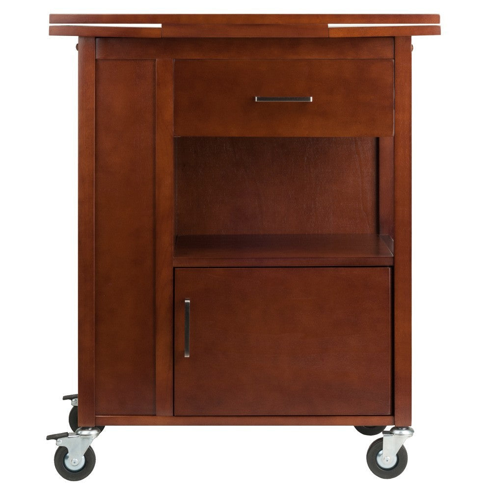 Gregory Extendable Top Kitchen Cart Walnut WIN-94643