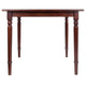 Mornay Square Dining Table Walnut WIN-94736
