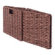 Tessa 3-Pc Foldable Woven Rope Basket Set Walnut WIN-94810