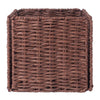 Tessa 3-Pc Foldable Woven Rope Basket Set Walnut WIN-94810