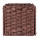 Tessa 3-Pc Foldable Woven Rope Basket Set Walnut WIN-94810