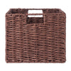 Tessa 3-Pc Foldable Woven Rope Basket Set Walnut WIN-94810