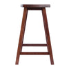 Katashi Fan Shape Counter Stool Walnut WIN-94824