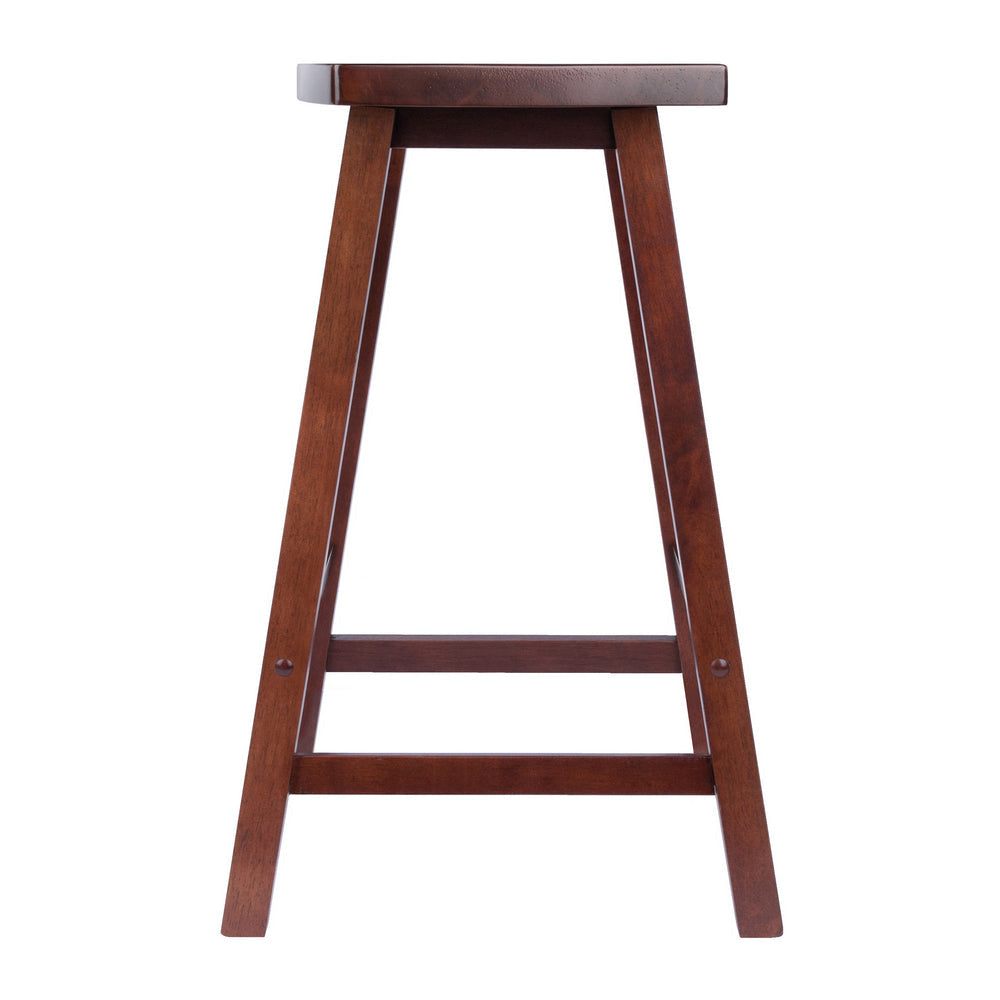 Katashi Fan Shape Counter Stool Walnut WIN-94824