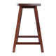 Katashi Fan Shape Counter Stool Walnut WIN-94824
