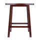 Katashi Fan Shape Counter Stool Walnut WIN-94824