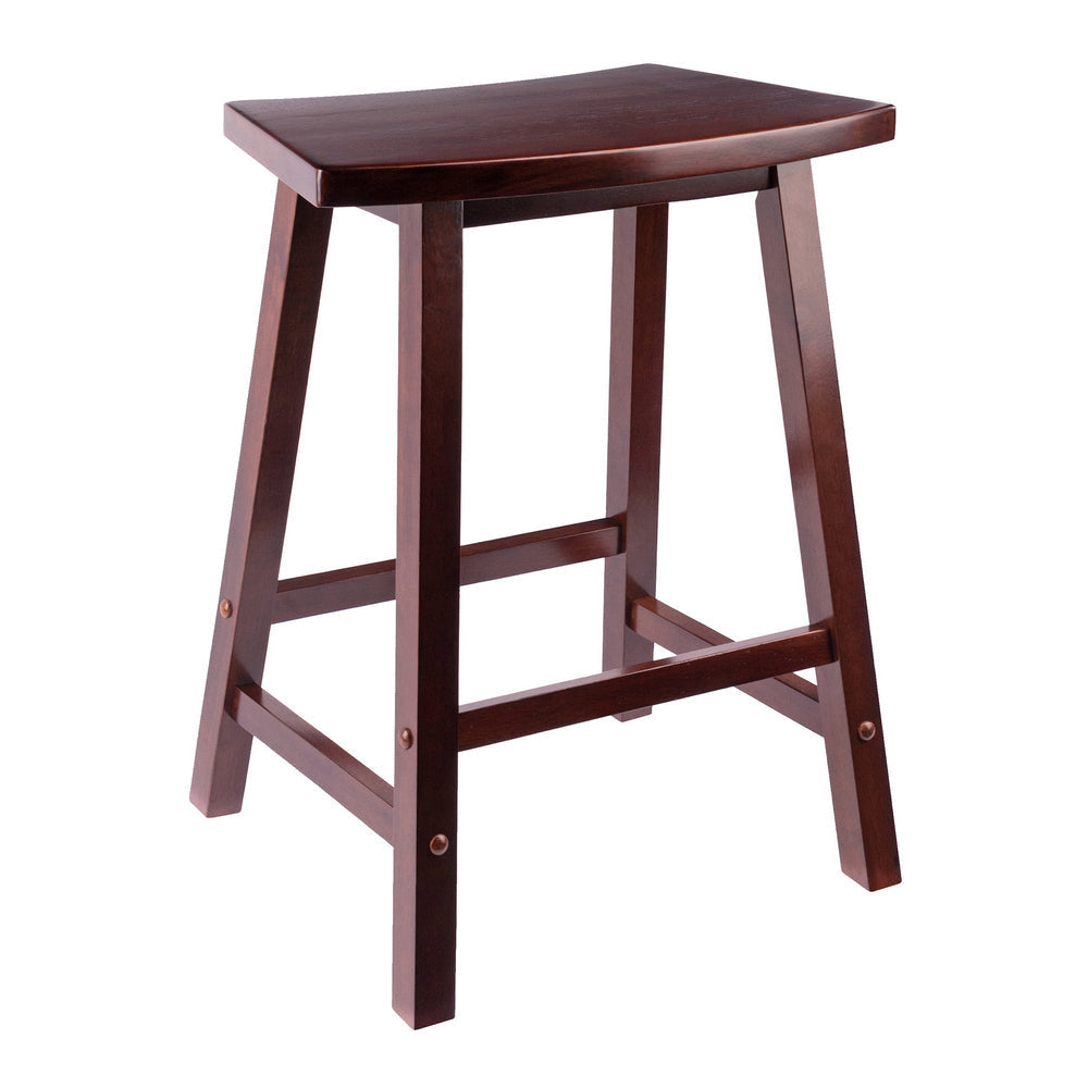 Katashi Fan Shape Counter Stool Walnut WIN-94824