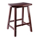 Katashi Fan Shape Counter Stool Walnut WIN-94824