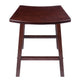 Katashi Fan Shape Counter Stool Walnut WIN-94824