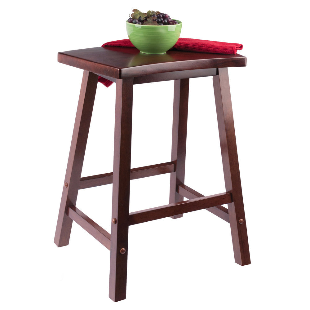 Katashi Fan Shape Counter Stool Walnut WIN-94824