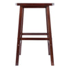 Katashi Fan Shape Bar Stool Walnut WIN-94830