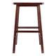 Katashi Fan Shape Bar Stool Walnut WIN-94830