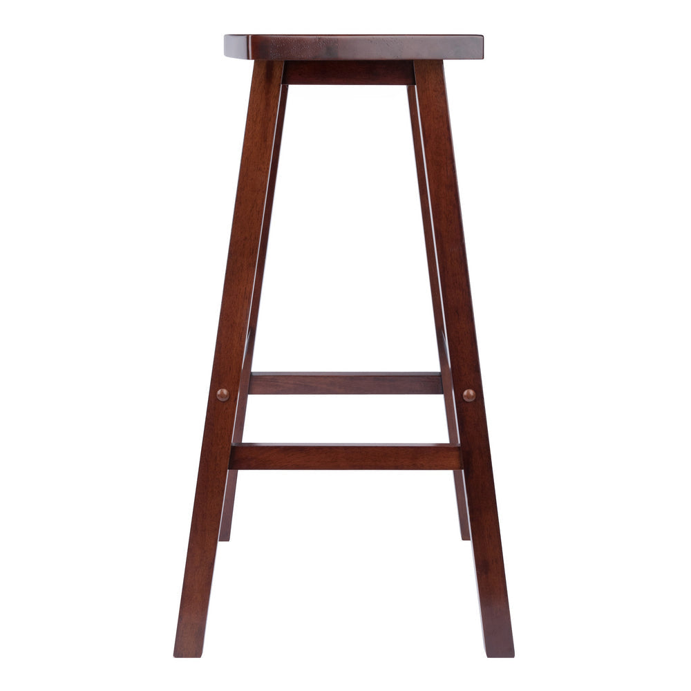 Katashi Fan Shape Bar Stool Walnut WIN-94830