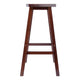 Katashi Fan Shape Bar Stool Walnut WIN-94830