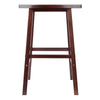 Katashi Fan Shape Bar Stool Walnut WIN-94830