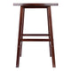 Katashi Fan Shape Bar Stool Walnut WIN-94830
