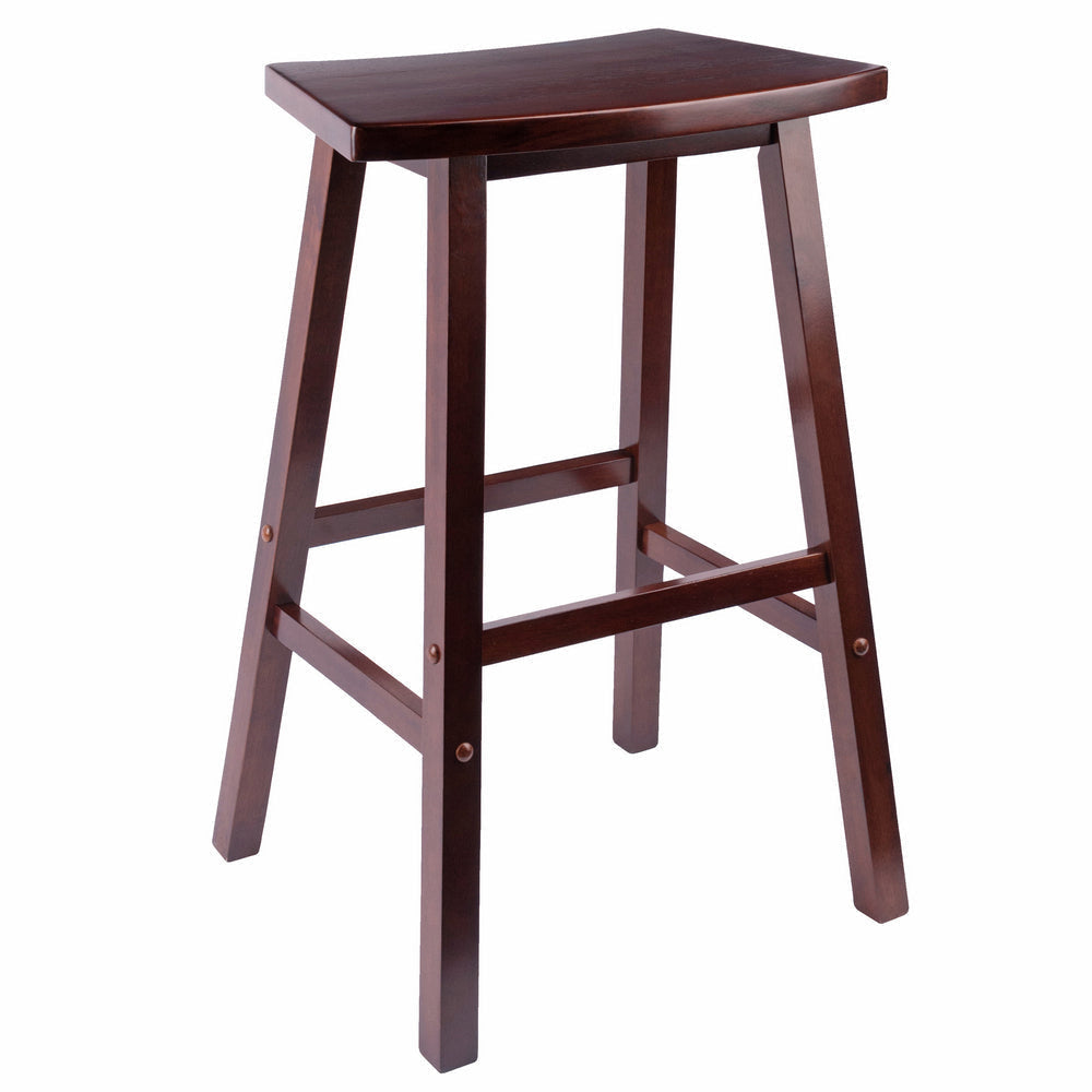 Katashi Fan Shape Bar Stool Walnut WIN-94830