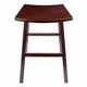 Katashi Fan Shape Bar Stool Walnut WIN-94830