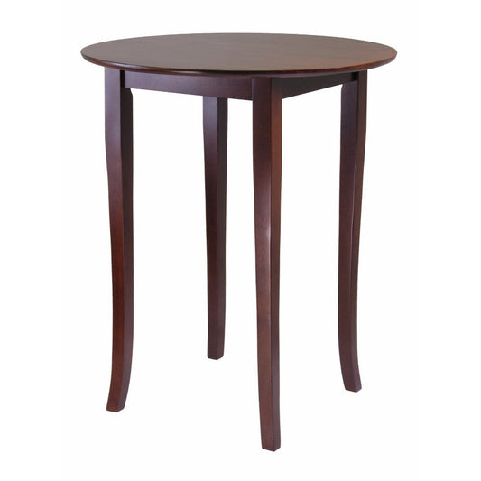 Fiona Round High Table, Walnut