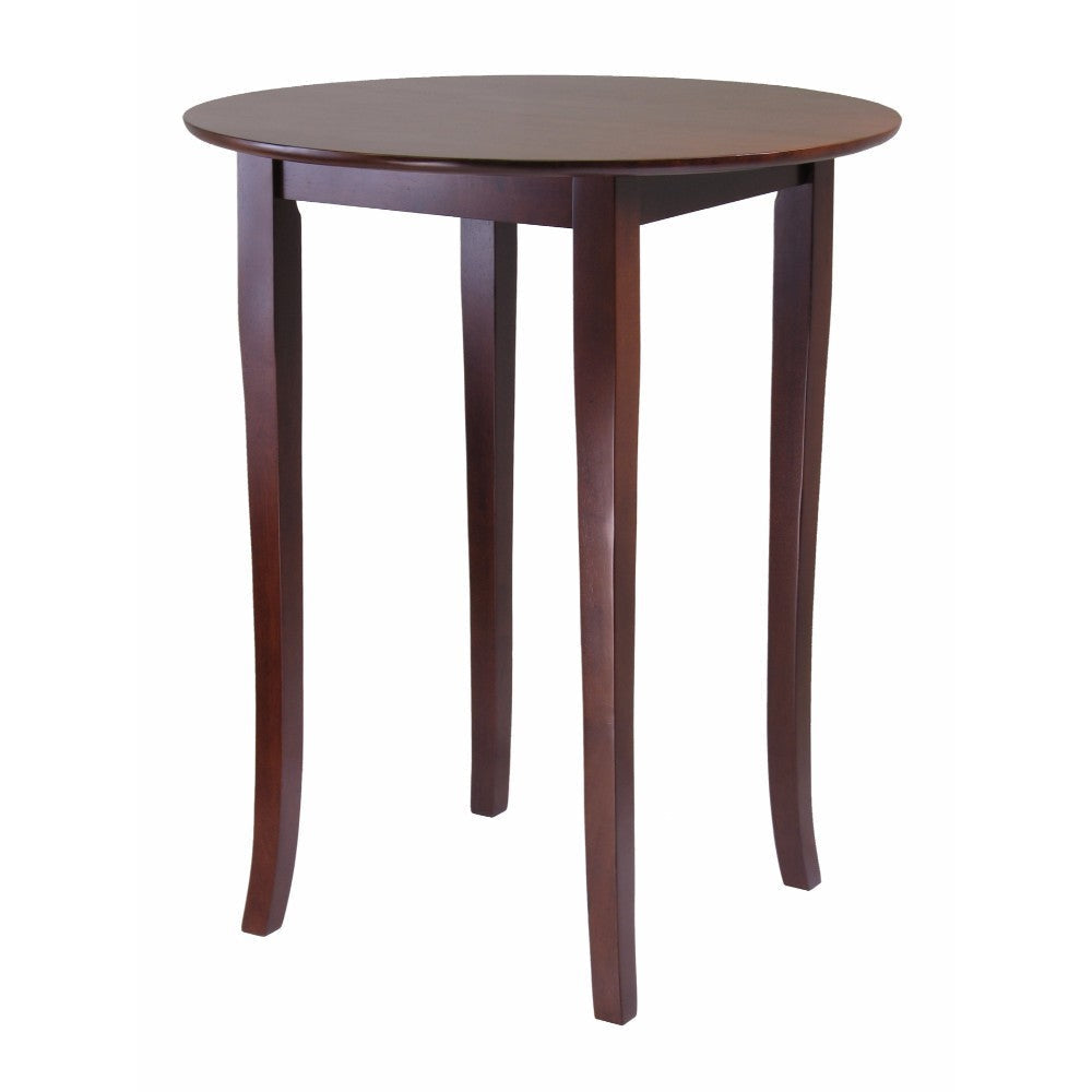 Fiona Round High Table, Walnut